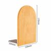 Anti-Slip Wood Book Stoppers Detachable Book Supports High Quality Wooden Bookends  School Office