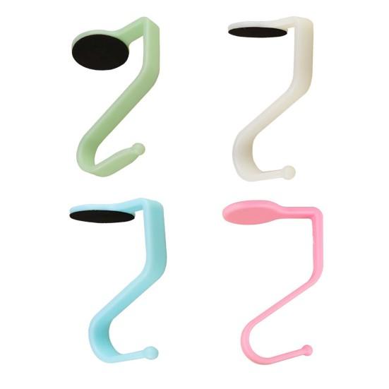 5 Pcs Table Hooks Firm Support Hook Up Lightweight Excellent No Mark Sticker Needed Household Products