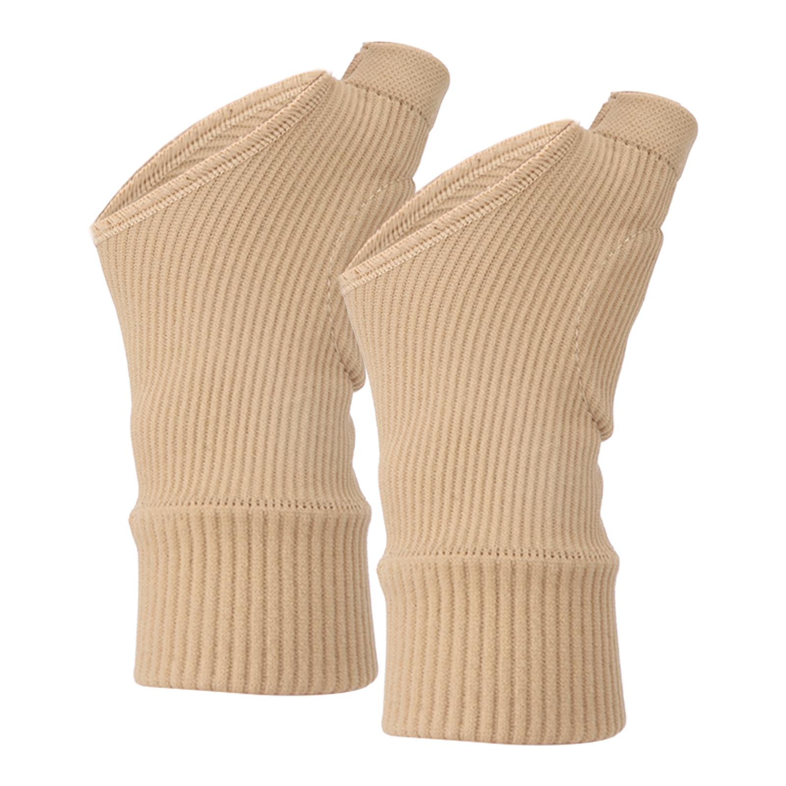 

Поддержка запястья большого пальца, компрессионный спортивный бандаж для запястья, рукав для лечения артрита, тендинита, цвет кожи L