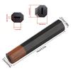 Nonacid Black Sandalwoods Octagonal Handle Tool Part Sturdy And Smooth Finishes For Woodworking And Crafting