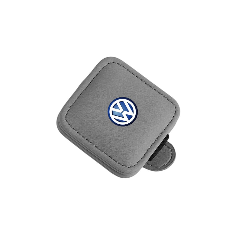 VW Car Sun Visor Glasses Clip Ticket Holder Sunglasses Fixed Clips For Volkswagen GTI Golf Polo Passat VW Tiguan T-ROC Jetta Taigo