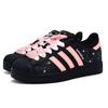 adidas Originals Superstar 2 Leder Low-Top Skateboard Schuhe Unisex Schwarz JI0097(Team2092-)