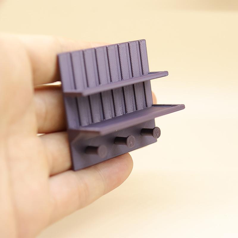 Dollhouse Mini Wall Mount Shelf Rack Simulation Miniature Storage Stand For Diy Micro Landscape Scene Decor Shooting Props
