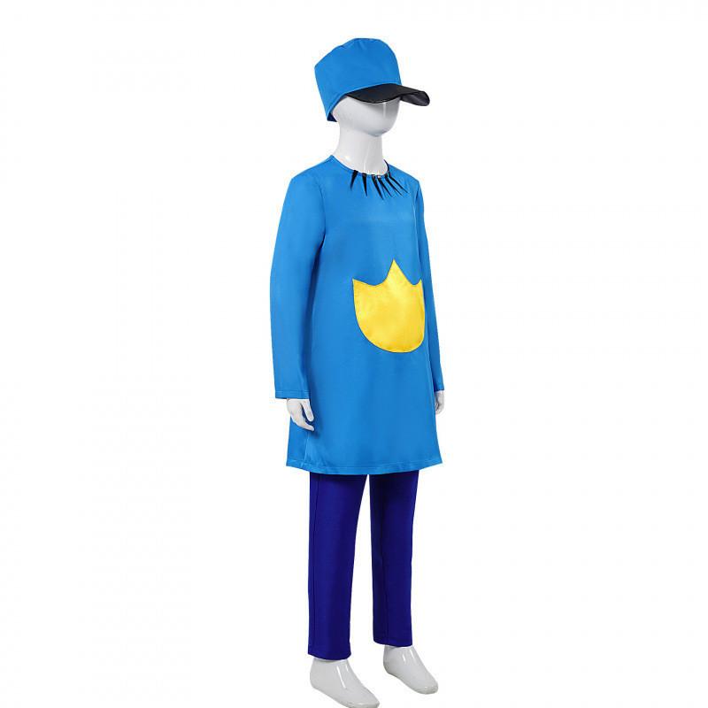Costume da Cosplay di Dog Man per Role Play con Materiale in Poliestere Resistente per Fan Giovani e Adolescenti