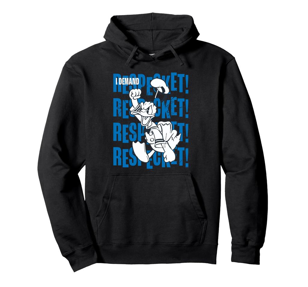 Disney Donald Duck 90th Anniversary I Demand Respect! Retro Hoodie