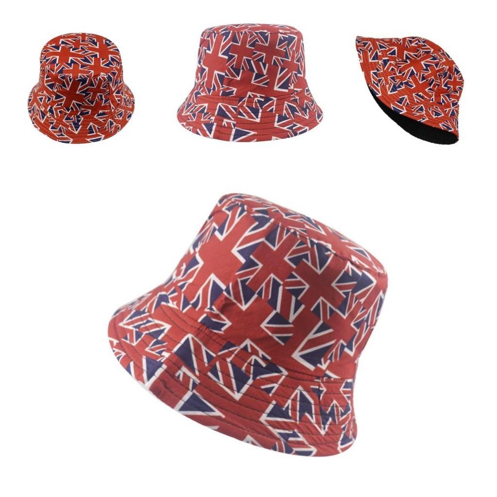 British Flag Reversible Bucket Hat Sun Protection For Outdoor Activities