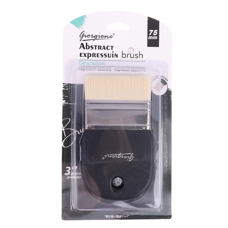 1Pc Nylon Hair Hard Bristle Brush Painting Pen Art Gouache Watercolor Large Area Oil Paint Acrylic Wall Brush Bbq Cleaning Brush