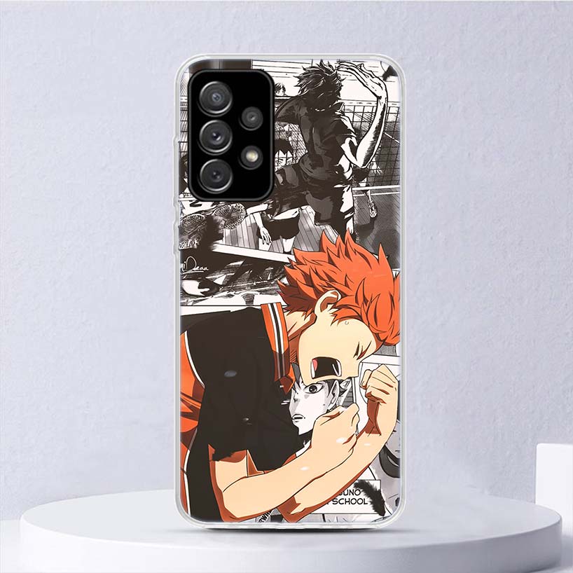 Haikyuu Oya Volleyball Anime Soft Case For Samsung Galaxy A17 A16 A26 A36 A56 A15 A14 A13 A55 A54 A53 Phone Cover A25 A35 A24 A3