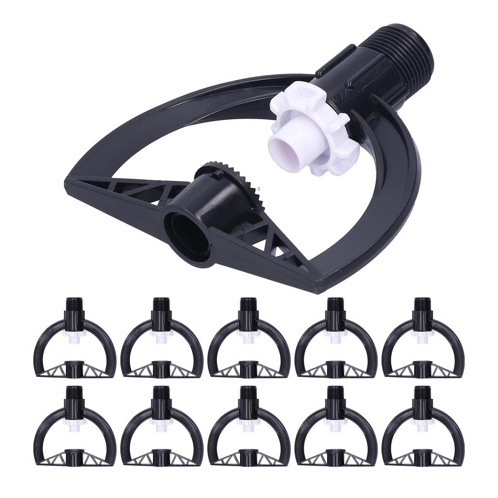 10Pcs Rotating Sprinkler G3/4 Male Thread Garden Lawn Sprayer Nozzle Greenhouse Supplies