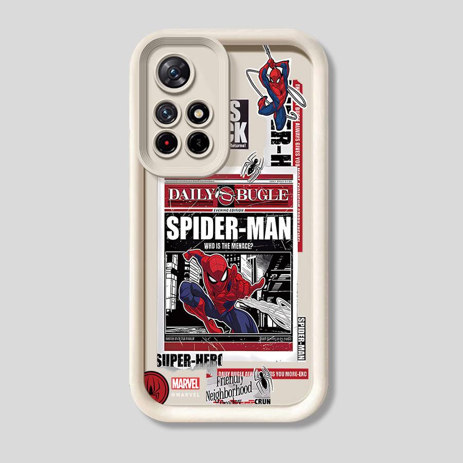 Marvel Spider Man Soft Shell Case for Redmi Note 11s 12s 13 14 Pro Plus 10 11 12 Pro