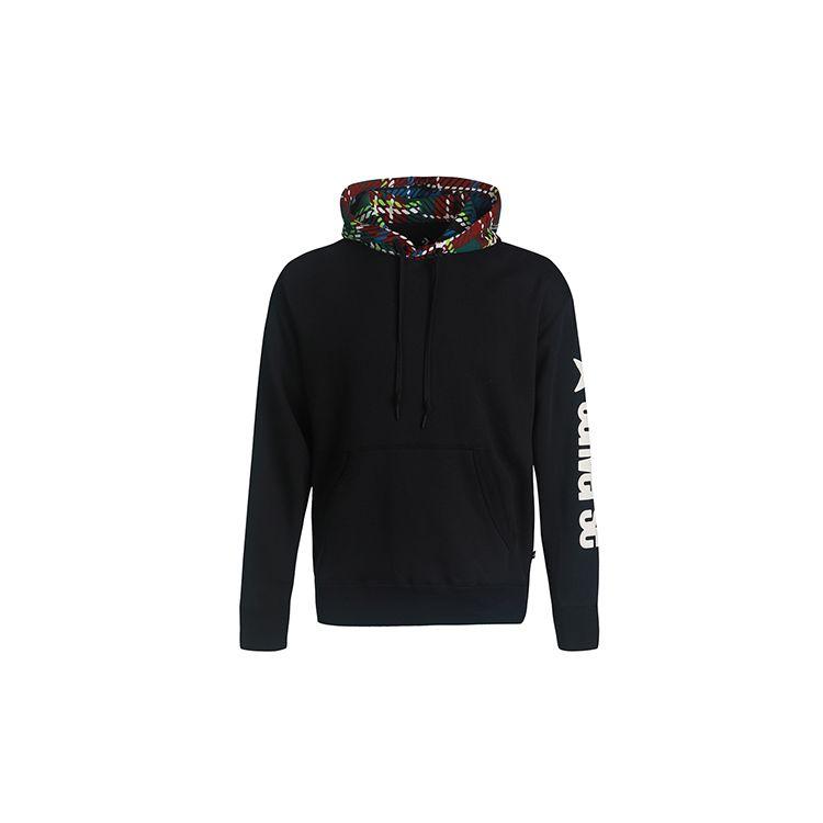 

Мужская толстовка Converse Printed Stripe Hoodie Black 10019969-A01