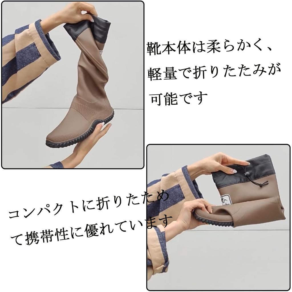 Foldable Rain Boots for Women and Portable and Perfect for Farm Rainy and Outdoor Activities [Lvptsh] Men, Lightweight, Work, Gardening, Season,