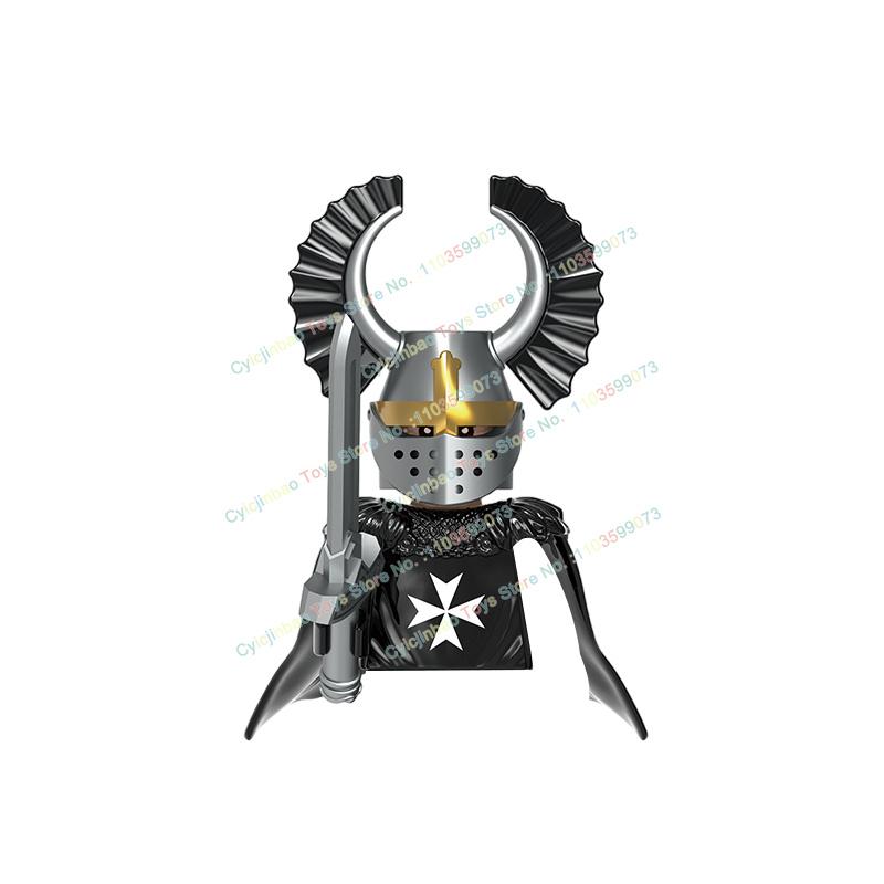 Medieval War Horse Teutonic Knights Knights Templar Building Block Ancient Action Figures Building Toy For Children G0128