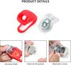 Bicycle Light Silicone Waterproof LED Clip-on Bicycle Light LED Flashlight Lantern Tail Light Night Safety Riding Warning Light