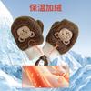 Tidyworm Baby Cute Bear Fingerless Cold Boys and Gloves with Neck Cold Snow Outdoor Ages Mittens, Winter, Design, Gloves, Protection, Girls, Kids'