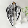 Headscarf Silk Scarf 90cm Women's Headscarf New Versatile Satin Thin Large Square Scarf