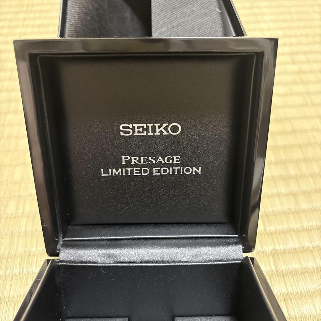 [USED] SEIKO PRESAGE Limited Edition watch empty box (with outer box)