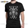 Sigil Of Lucifer And Baphomet Tee Shirt Cool Customized Printed T Shirts for Men Cotton Cool TShirts Birthday Present Clothing