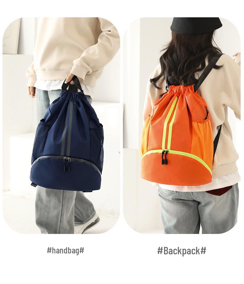 Sports Backpack for Men & Women: Wet/Dry Separation, Fitness Drawstring, Basketball & Swimming Bag