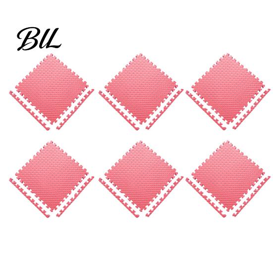 Gym Flooring Tiles 6Pcs Floor Mats, EVA Foam Puzzle Interlocking for Adjustable Room Cover Home Gym, Kids Play Areas, Kitchen Flooring, 11.8"