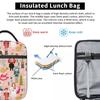 Nutcracker Ballet Dancer Thermal Insulated Lunch Bag Women Resuable Lunch Tote for Outdoor Camping Travel Multifunction Food Box