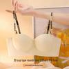 Strapless Non-Slip Seamless Half-Cup Bra for Women with Small Busts