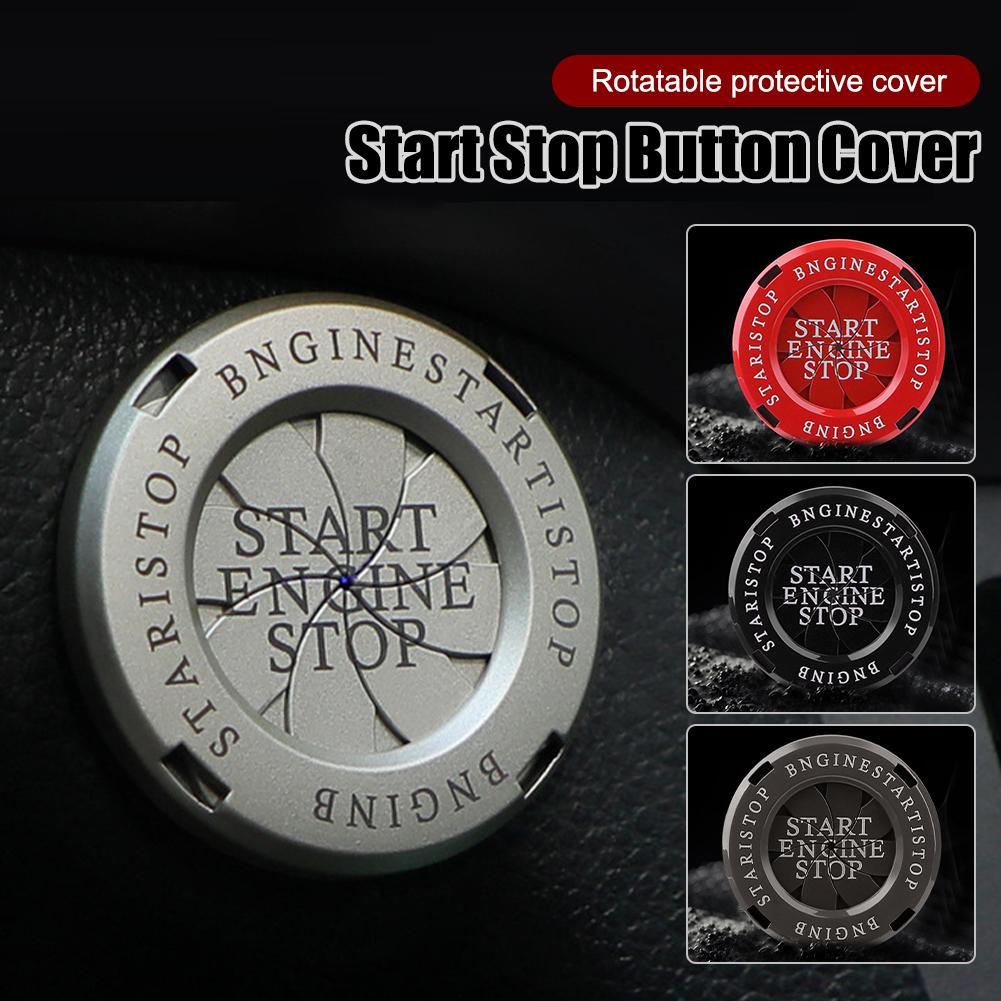 Cheap Car Engine Start Stop Button Cover Metal Ignition Switch For Hyundai Creta I10 I20 Tucson