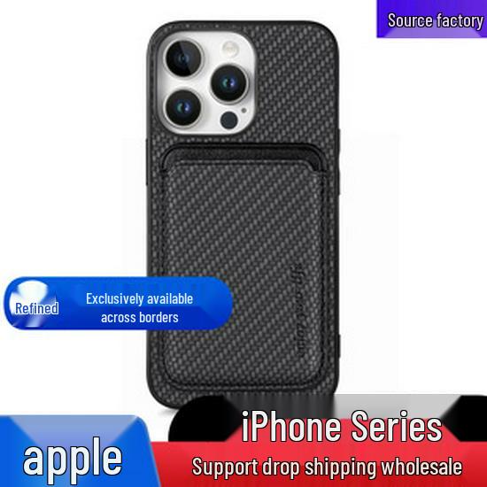Cross-Border Google Pixel 9A Magnetic Card Holder Ring Case - Drop-Proof Protection