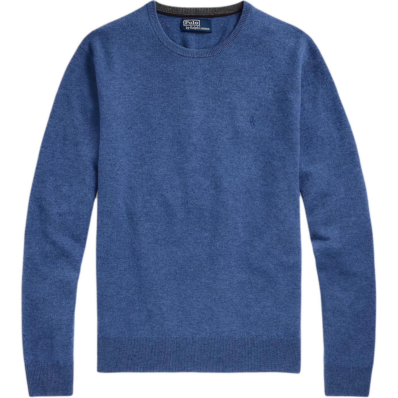 

Polo Ralph Lauren Осень/Зима 25 Свитер с вышивкой животного узора, круглый вырез, мужской свитер 710974148-010 L