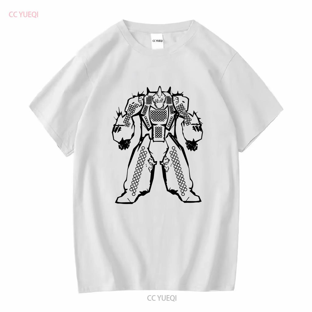 Battletech Mechwarrior Mech Schadenstabelle T-Shirt Vorder- und Rückseite Rüstungsklasse 10 Handgemacht s für Gamer Cool Robot Vintage Gewaschen