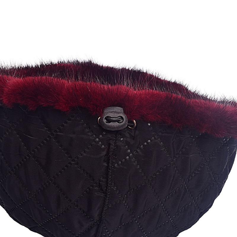 Mink hat mink hair winter fashion mink hat men and women versatile thickened warm knight hat tide
