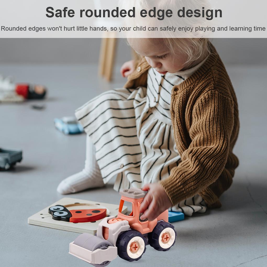 Simulation Kids Engineering Construction Vehicles Farm Toy Truck Model Small Kindergarten Learning Play Boys Gift Indoor