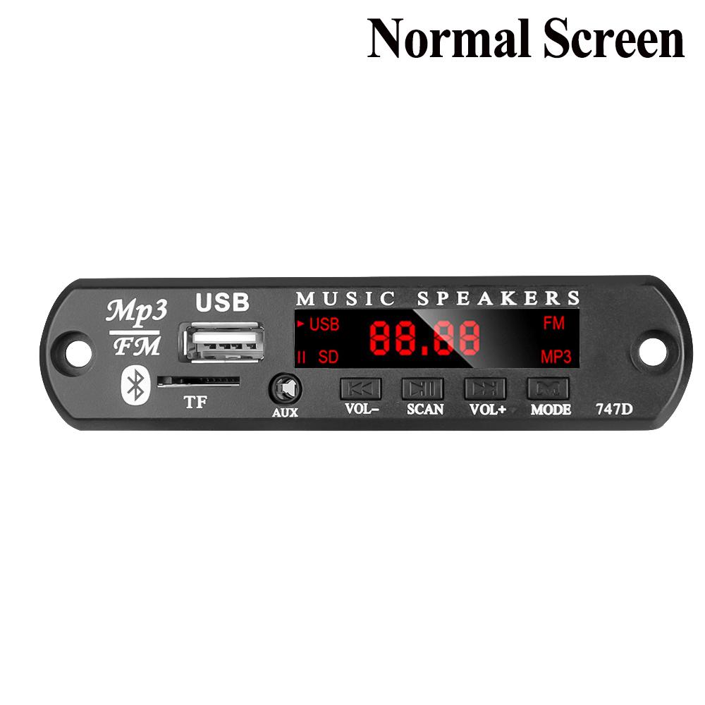 KEBIDU Bluetooth 5.0 MP3 WMA Decoder Board DC 12V Wireless Audio Module Car MP3 Player With Remote Control USB AUX FM TF Radio