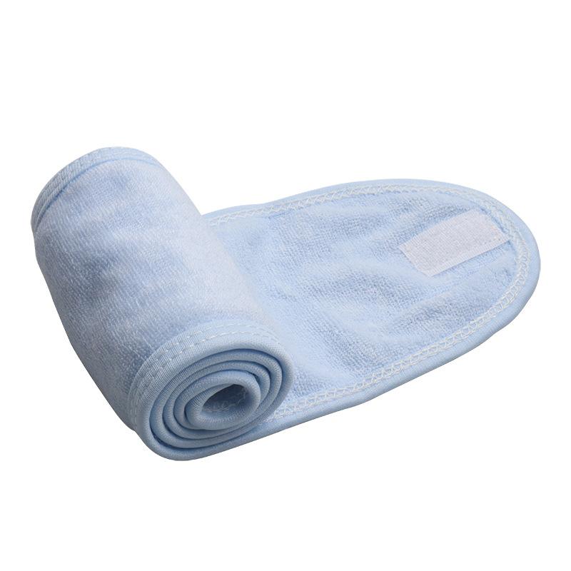 Velcro Headband for Washing Face Terry Cloth Spa Headbands for Women Soft Adjustable Facial Hair Band for Makeup