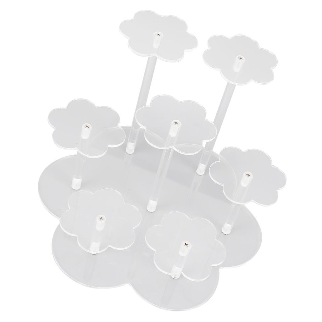 Acryl Aufsteller Figuren Parfüm Organizer Aufbewahrungserhöhungen Cupcake Dessert Theke Desktop