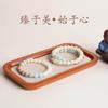 Putuo Mountain Cultural and Creative White Jade Bodhi New Chinese Style Original Bracelet with Shoushan Stone Fortune Beads Exquisite Women's