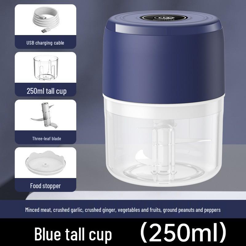 Premium Electric Garlic Masher & Grinder - Automatic Garlic Paste Maker & Food Processor