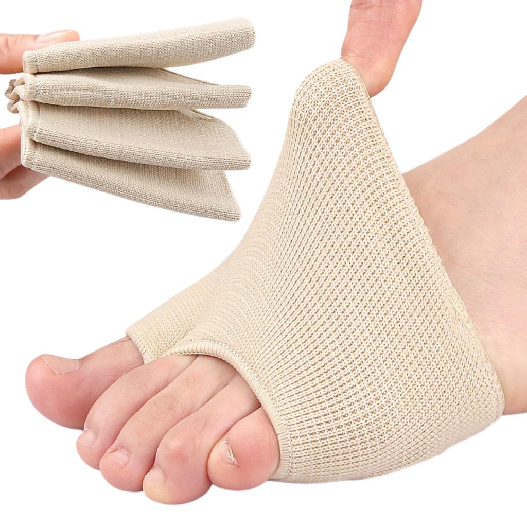Silicone Metatarsal Pads Foot Guards Forefoot Socks Toe Protector Toe Separator Insole Bunion Orthotics Hallux Valgus Corrector