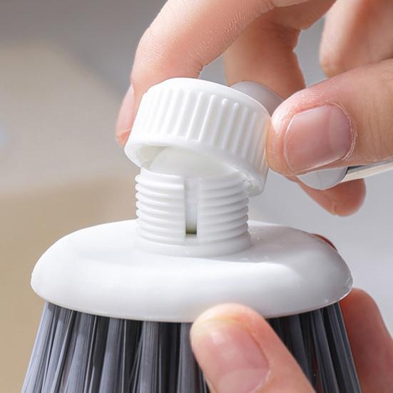 Pot Brush Hanging Hole Design Deep Cleaning Kitchen Brush Universal Rotating Head Multi-Use Pan Cleaning Brush