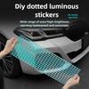 4/8/16pcs Dotted Line Car Stickers, Fluorescent Stickers, Electric Bike and Motorcycle Reflective Car Stickers