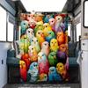 Colorful Parrot Printed Blanket for Sofa Bed Travel Camping Living Room Office Conditioning Blanket for All Seasons Gifts