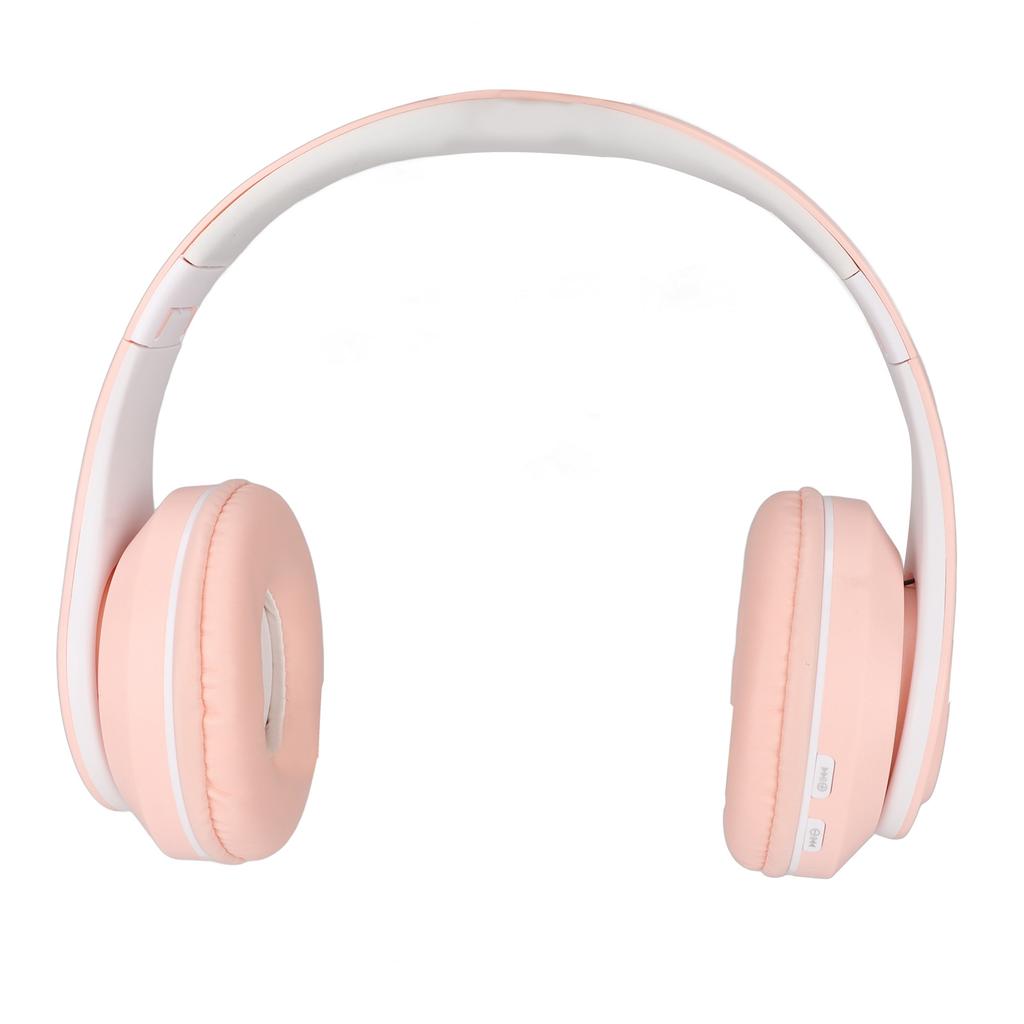 Bluetooth Headset Noise Reduction Foldable Over Ear Wireless Headphone with Colorful Light for Phone Laptop