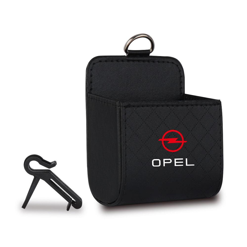 

Universal Car Air Outlet Storage Box Phone Coin Glasses Organizer Pocket PU For Opel Insignia Astra Antara Meriva Car Valve Cap чёрный