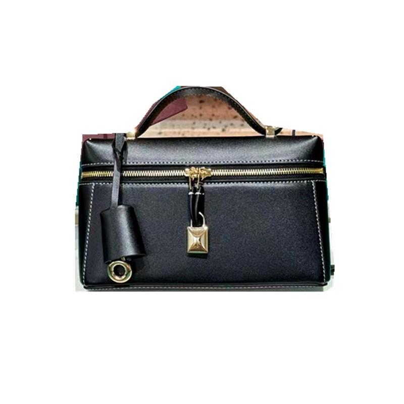Box Crossbody Bag Genuine Leather Minimalist Fashion Shoulder Women Daily Use