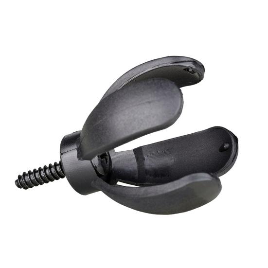 Mini Petal Golf Ball Retriever, 4-Prong Golf Ball Grabber Picker, Putter Grip Golf Ball Sucker Pickup Tool with Screw, Golf Accessories