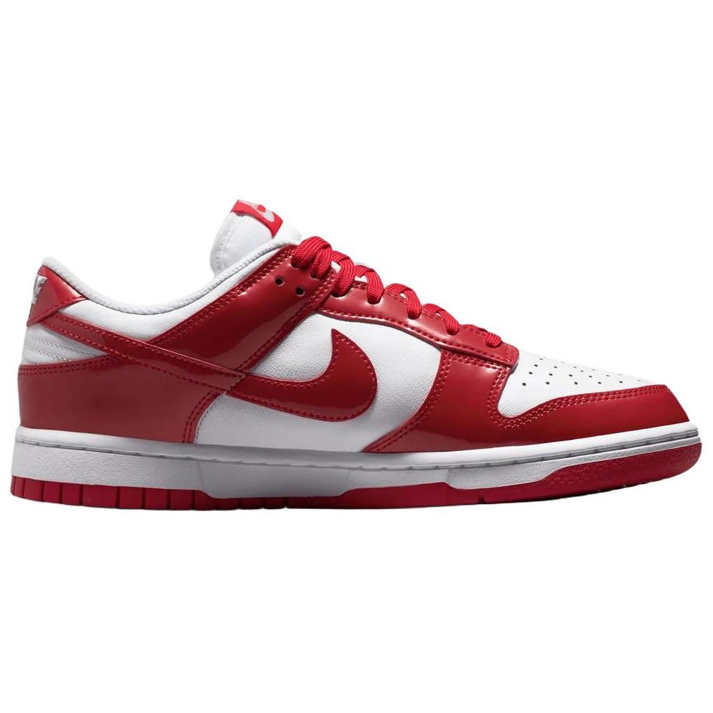 Nike Dunk Skateboard Shoes Women's Low Top White Red IV5104-101