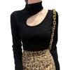 Women's Plush Long-Sleeve Turtleneck Slimming Plus-Size Base Layer Top for Spring, Autumn, and Winter