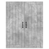 Wall Cabinet LUCCA Concrete Grey 80 x 31 x 100 cm Particleboard
