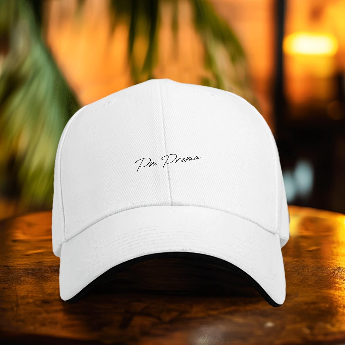 

Кепка-сэндвич Pm Prema в минималистичном рукописном стиле с деликатным принтом, идеально подходит для повседневных прогулок и походов в парк One Size