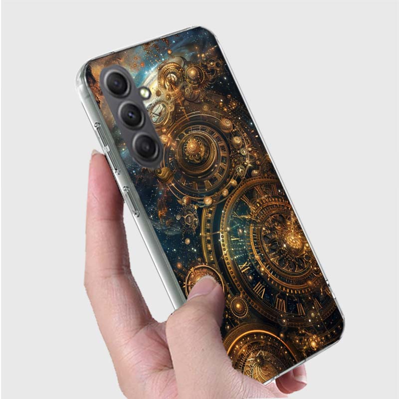 

Lofi Dreamscapes Clock Gear Phone Case for Samsung A16 A26 A36 A56 A17 A37 A57 A07 A06 A02S A03 A04S A05S Galaxy Note 20 10 A50S Samsung A10S